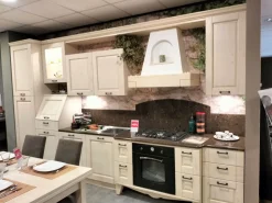 Cucina Aurora laccata panna fiorentino country magnolia lineare scontata 46%^Astra Best