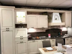 Cucina Aurora laccata panna fiorentino country magnolia lineare scontata 46%^Astra Best