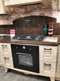 Cucina Aurora laccata panna fiorentino country magnolia lineare scontata 46%^Astra Best