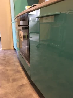 Cucina azzurra moderna lineare Alicante in Offerta Outlet^Febal Best