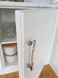 Collezione esclusiva Cucina bianca country ad angolo Granducato scontata- Cucine Ad Angolo|Cucine Country