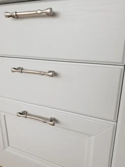 Collezione esclusiva Cucina bianca country ad angolo Granducato scontata- Cucine Ad Angolo|Cucine Country