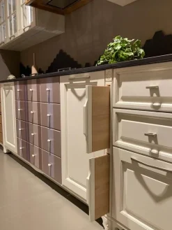 Sale Cucina bianca country ad isola Portrait Aster in Offerta Outlet. Cucine Ad Isola|Cucine Country