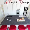 Cucina bianca design con isola Line  a soli 9500€^Astra Outlet