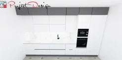 Cucina bianca design con isola Kali a soli 7300 Euro^Arredo3