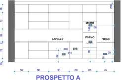 Cucina bianca design con isola Kali a soli 7300 Euro^Arredo3