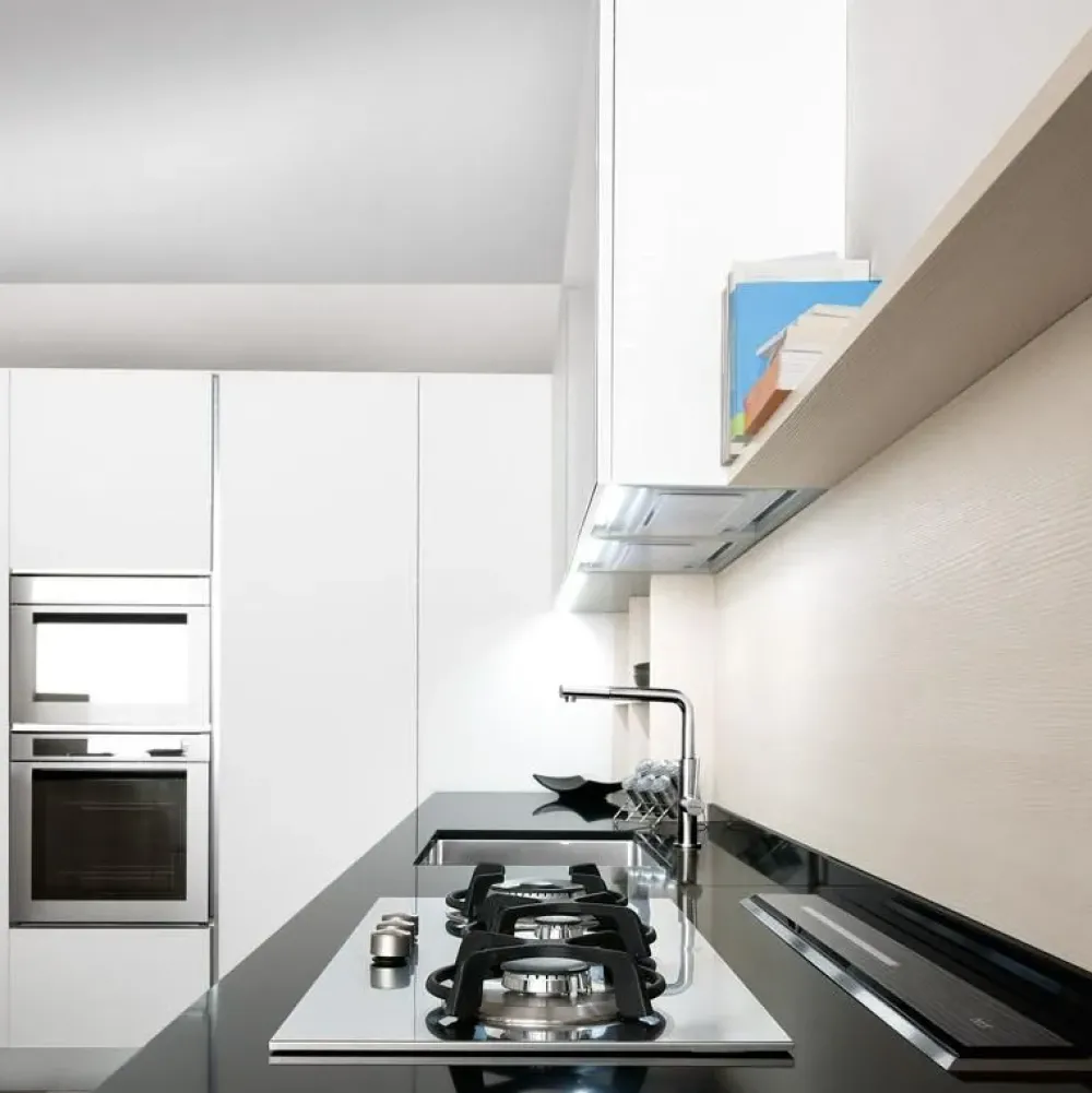 Discount Cucina bianca design con penisola Mary a soli 18607 Euro Cucine Con Penisola|Cucine Design