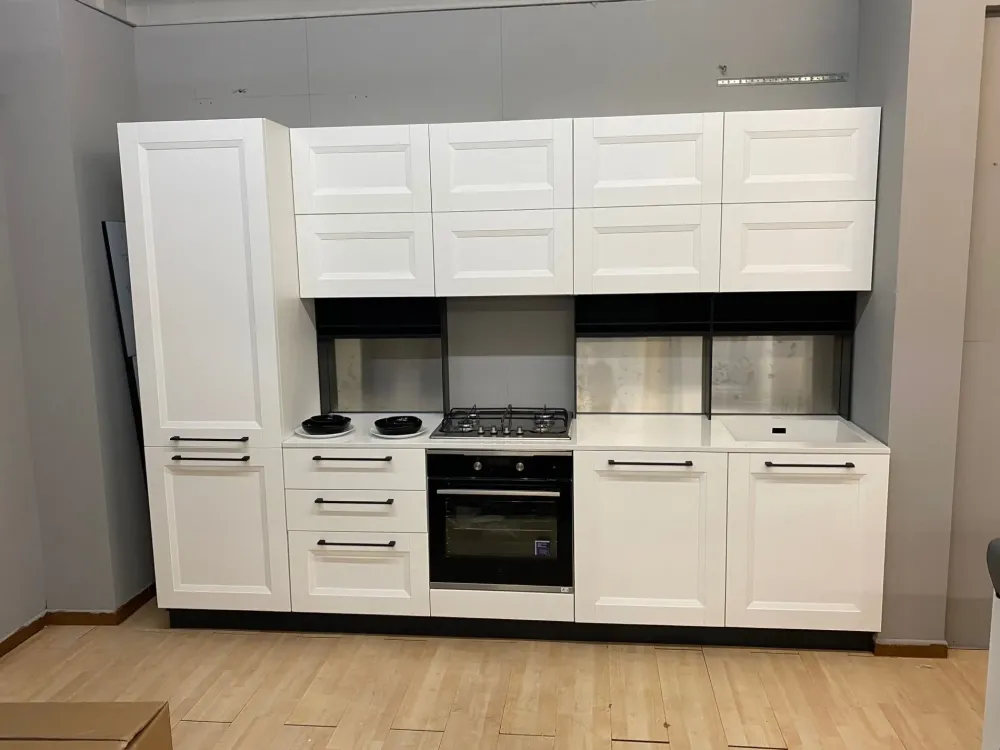 Sale Cucina bianca design lineare Asia Cucine Lineari|Cucine Design