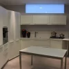 Dibiesse Cucina bianca moderna ad angolo Quadra- Cucine Ad Angolo|Cucine Moderne