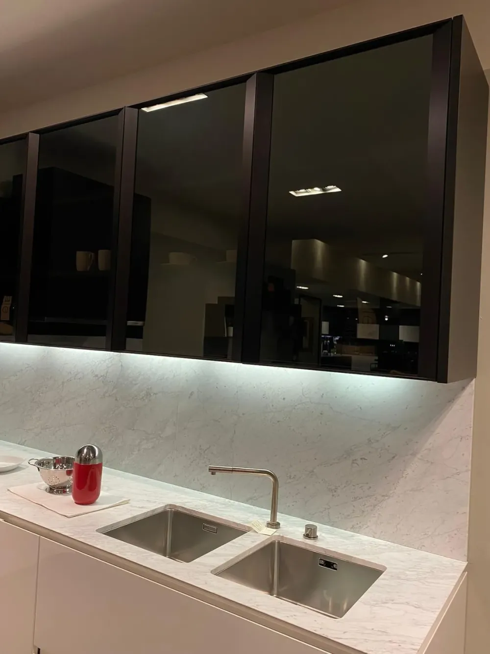 Varenna Cucina bianca moderna ad angolo Artex- Cucine Ad Angolo|Cucine Moderne