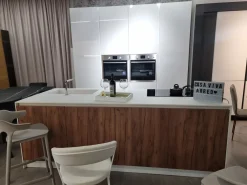 Mobilturi Cucina bianca moderna ad isola Nevada tiffany- Cucine Ad Isola|Cucine Moderne