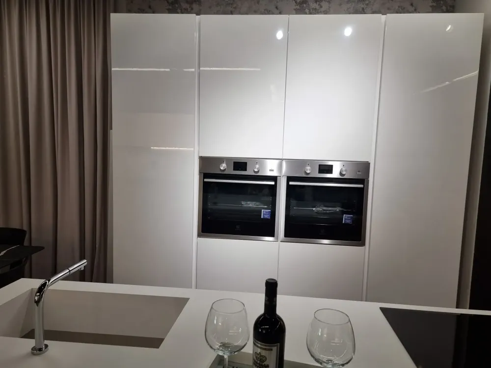 Mobilturi Cucina bianca moderna ad isola Nevada tiffany- Cucine Ad Isola|Cucine Moderne