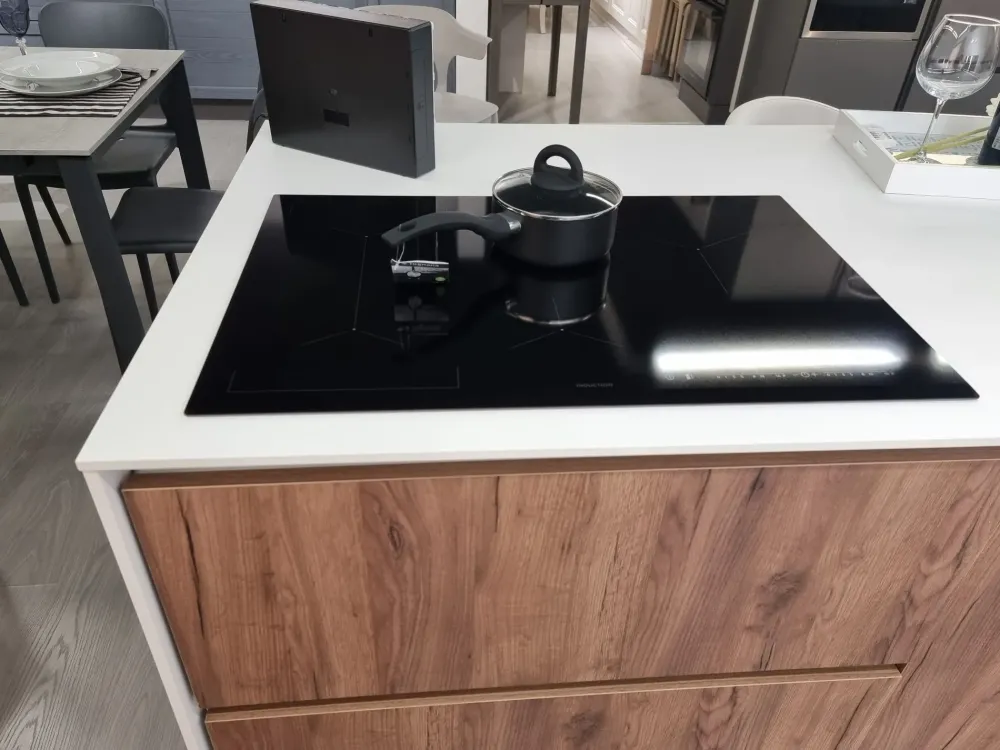 Mobilturi Cucina bianca moderna ad isola Nevada tiffany- Cucine Ad Isola|Cucine Moderne