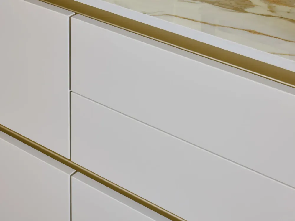 Diotti.com Cucina bianca moderna ad angolo Eleven 01 outlet a soli 24490 Euro- Cucine Ad Angolo|Cucine Moderne