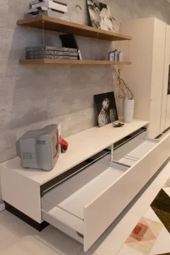 Outlet Cucina bianca moderna ad isola Liberamente scontata Cucine Ad Isola|Cucine Moderne