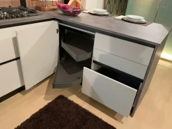 Arredo3 Cucina bianca moderna ad angolo Kali a soli 9734 Euro- Cucine Ad Angolo|Cucine Moderne