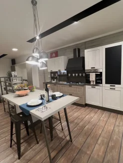Stosa Cucina bianca moderna con penisola City- Cucine Con Penisola|Cucine Moderne