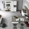 Spagnol cucine Cucina bianca moderna con penisola Vivere 2 a soli 11617 Euro- Cucine Con Penisola|Cucine Moderne