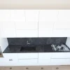 Cucina bianca moderna lineare Time^Arredo3 Outlet