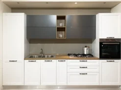 Artec Cucina bianca moderna lineare Futura- Cucine Lineari|Cucine Moderne