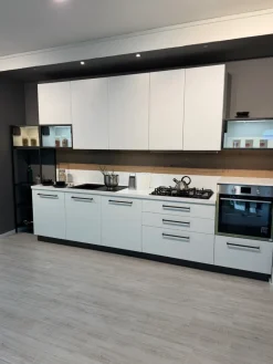 Ar-Tre Cucina bianca moderna lineare Cucina sky   scontata- Cucine Lineari|Cucine Moderne
