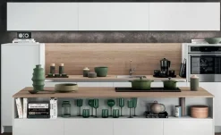 Hot Cucina bianca moderna lineare Cucina modello cloe a soli 3217 Euro Cucine Lineari|Cucine Moderne