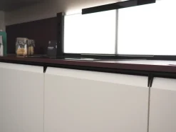 Cucina bianca moderna lineare Cucina formalia in Offerta Outlet^Scavolini Sale