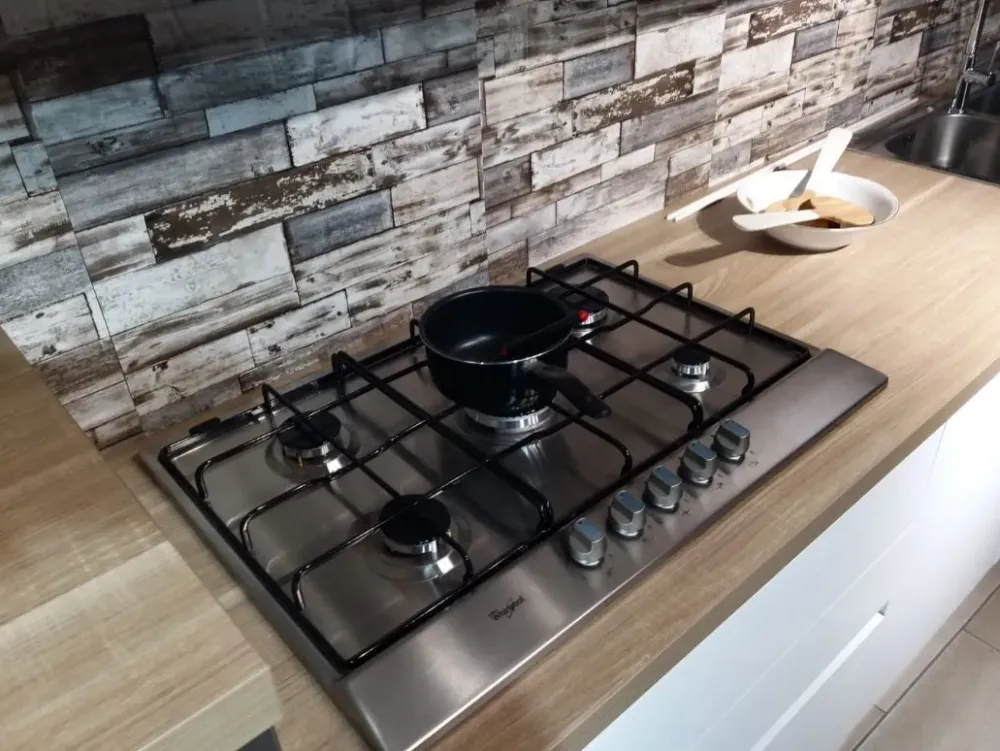 Discount Cucina bianca moderna lineare Ginevra Cucine Lineari|Cucine Moderne