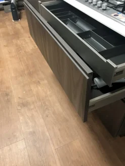 Artigianale Cucina bianca moderna lineare Expo a soli 11577 Euro- Cucine Lineari|Cucine Moderne