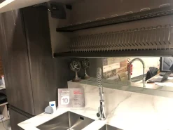 Artigianale Cucina bianca moderna lineare Expo a soli 11577 Euro- Cucine Lineari|Cucine Moderne