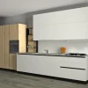 Stosa Cucina bianca moderna lineare Infinity- Cucine Lineari|Cucine Moderne
