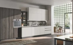 Stosa Cucina bianca moderna lineare Infinity- Cucine Lineari|Cucine Moderne