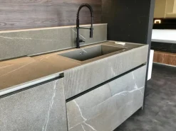 Best Cucina design lineare tortora in kerlite Atelier gres  pb20/22 Cucine Lineari|Cucine Design