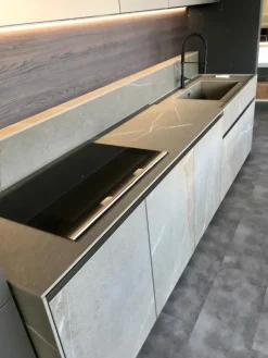 Best Cucina design lineare tortora in kerlite Atelier gres  pb20/22 Cucine Lineari|Cucine Design