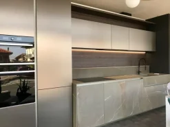 Best Cucina design lineare tortora in kerlite Atelier gres  pb20/22 Cucine Lineari|Cucine Design