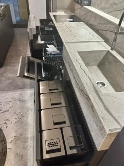 Binova CUCINA Lab/bluna  pb24 PREZZO OUTLET scontata 40%- Cucine Lineari|Cucine Design