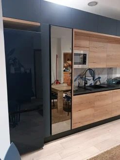 Imab Cucina blu design lineare Tropea/piana- Cucine Lineari|Cucine Design