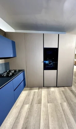 Forma 2000 Cucina blu moderna ad angolo Colibri  a soli 8650 Euro- Cucine Ad Angolo|Cucine Moderne