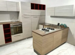 Arrex Cucina Cacao con penisola con un ribasso imperdibile- Cucine Con Penisola|Cucine Moderne