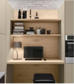 New Cucina Capri  moderna rovere chiaro ad angolo scontata 50% Cucine Ad Angolo|Cucine Moderne