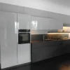 Clearance Cucina moderna lineare altri colori in vetro Maxima 2.2 - vetro lucido e laccato strutturato Cucine Lineari|Cucine Moderne