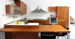 Artigianale Cucina classica ad angolo Crono7 a prezzo scontato- Cucine Ad Angolo