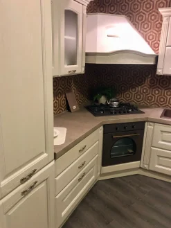 Mobilturi Cucina classica ad angolo Olimpia   a prezzo ribassato- Cucine Ad Angolo