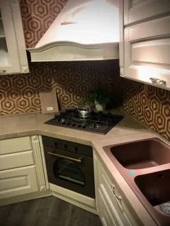 Mobilturi Cucina classica ad angolo Olimpia a prezzo ribassato- Cucine Ad Angolo