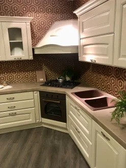 Mobilturi Cucina classica ad angolo Olimpia a prezzo ribassato- Cucine Ad Angolo