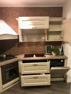 Mobilturi Cucina classica ad angolo Olimpia a prezzo ribassato- Cucine Ad Angolo