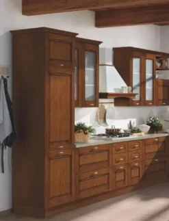 Artigianale Cucina classica lineare Beatrice a prezzo ribassato- Cucine Lineari