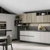 Collezione esclusiva Cucina design ad angolo magnolia in laminato materico Milano- Cucine Ad Angolo|Cucine Design