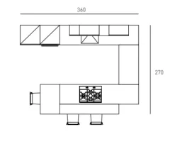 Cucina Firenze OFFERTA OUTLET sconto 40%^Collezione esclusiva Hot