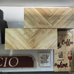 Cucina moderna lineare rovere chiaro in legno Cucinja moderna rennes in legno e bronzo^Collezione esclusiva Best